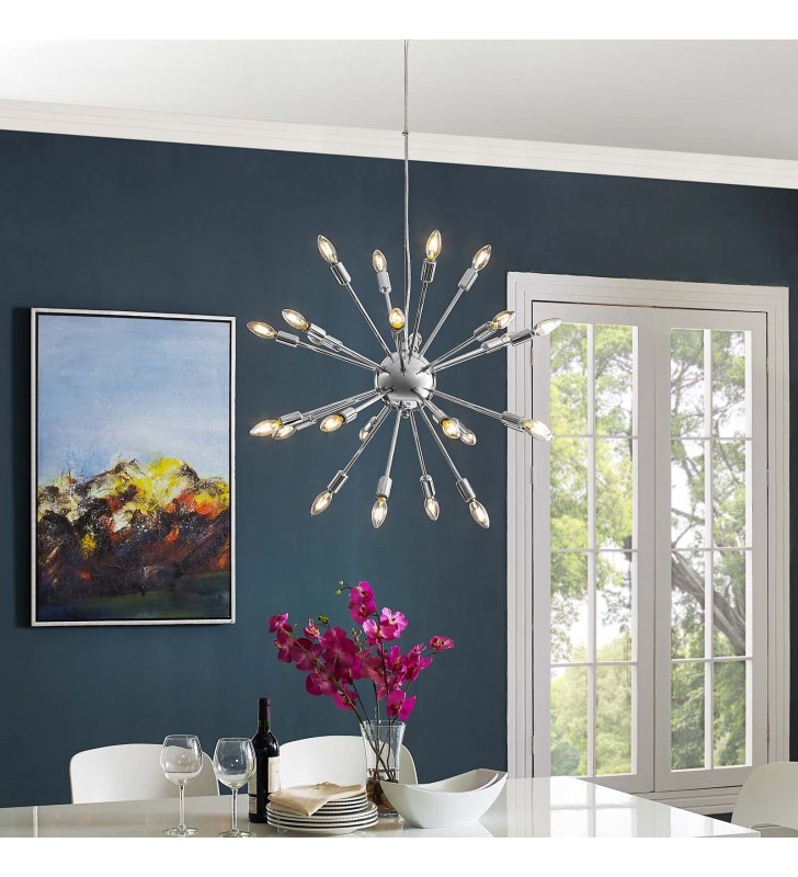 Gamut Metal Chandelier - Lexmod