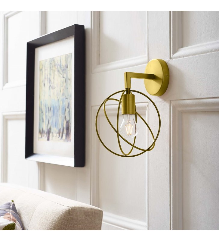 Perimeter Brass Wall Sconce Light Fixture - Lexmod