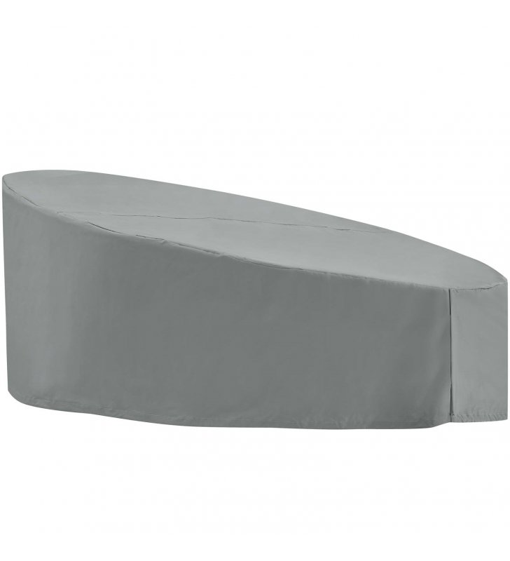 Immerse Taiji / Convene / Sojourn / Summon Daybed Outdoor Patio Furniture Cover in Gray - Lexmod