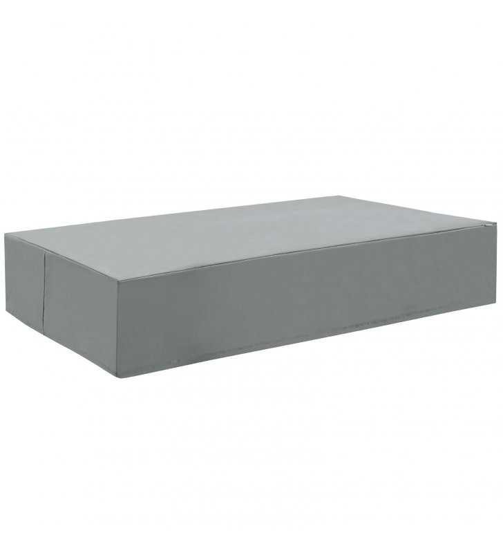 Immerse Convene / Sojourn / Summon Double Chaise Outdoor Patio Furniture Cover in Gray - Lexmod