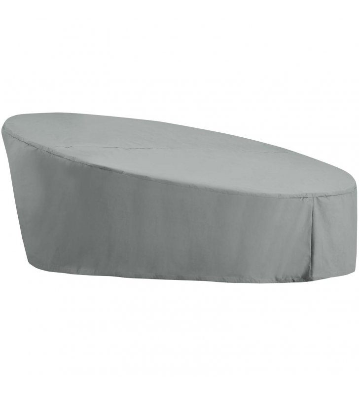 Immerse Convene / Sojourn / Summon Daybed Outdoor Patio Furniture Cover in Gray - Lexmod