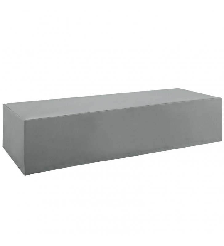 Immerse Convene / Sojourn / Summon Chaise Outdoor Patio Furniture Cover in Gray - Lexmod