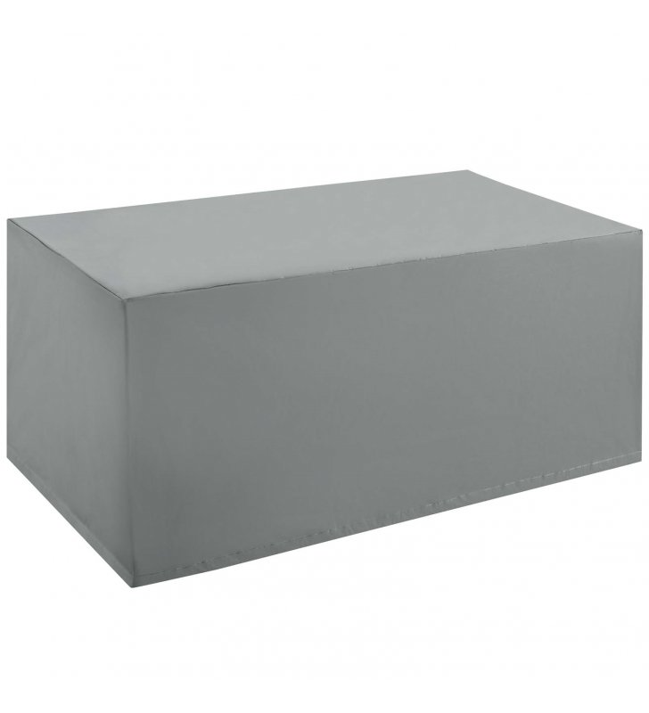 Immerse Convene / Sojourn / Summon Coffee Table Outdoor Patio Furniture Cover in Gray - Lexmod