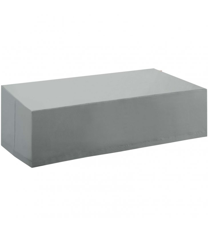 Immerse Convene / Sojourn / Summon Loveseat and Varied Use Outdoor Patio Furniture Cover in Gray - Lexmod