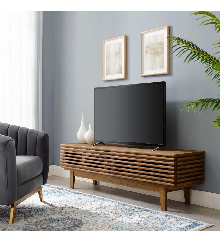 Render 60" TV Stand in Walnut - Lexmod