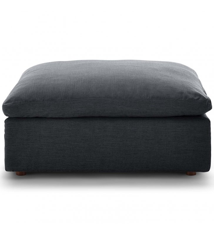 Commix Down Filled Overstuffed 4 Piece Sectional Sofa Set in Gray - Lexmod