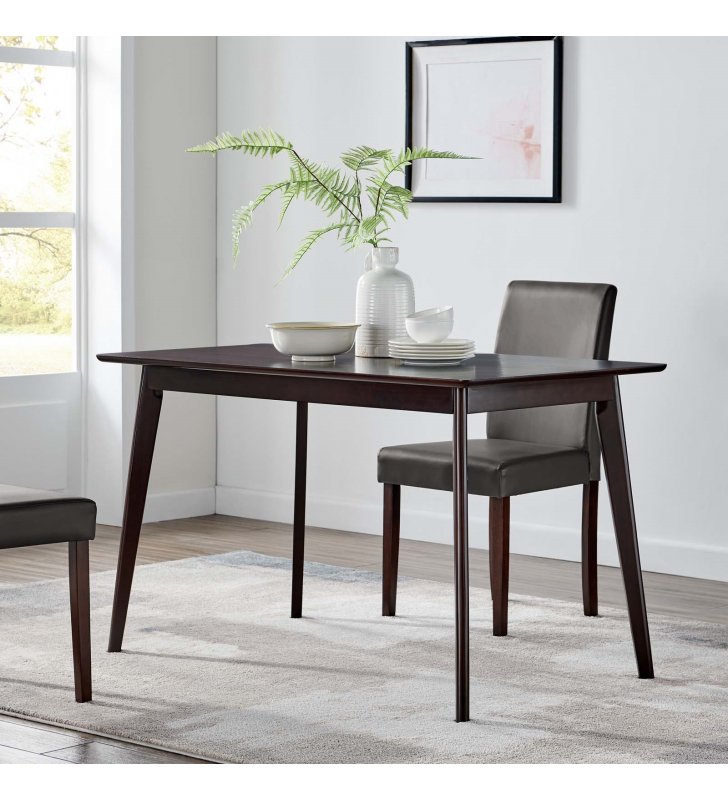 Oracle 47" Rectangle Dining Table in Cappuccino - Lexmod