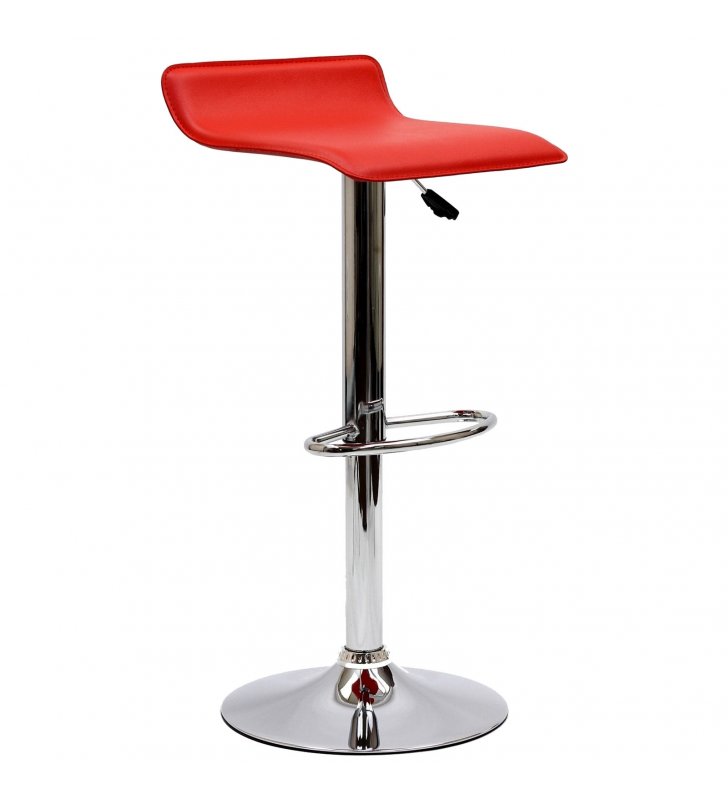 Gloria Bar Stool in Red - Lexmod