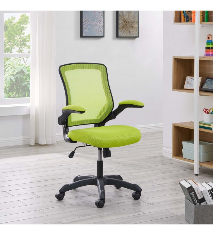 Veer Mesh Office Chair in Green - Lexmod