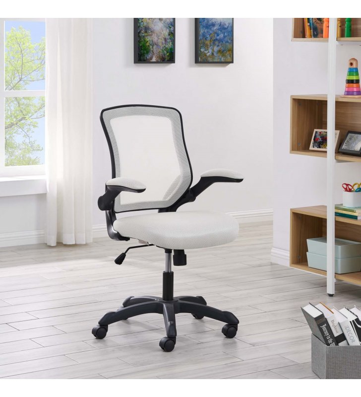 Veer Mesh Office Chair in Gray - Lexmod