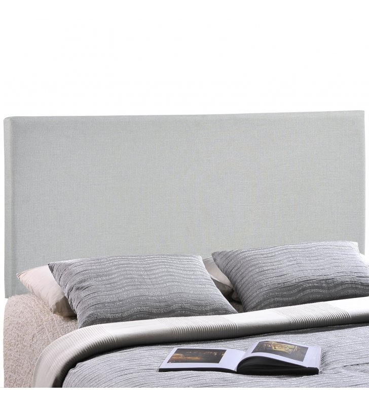 Region King Upholstered Fabric Headboard in Sky Gray - Lexmod