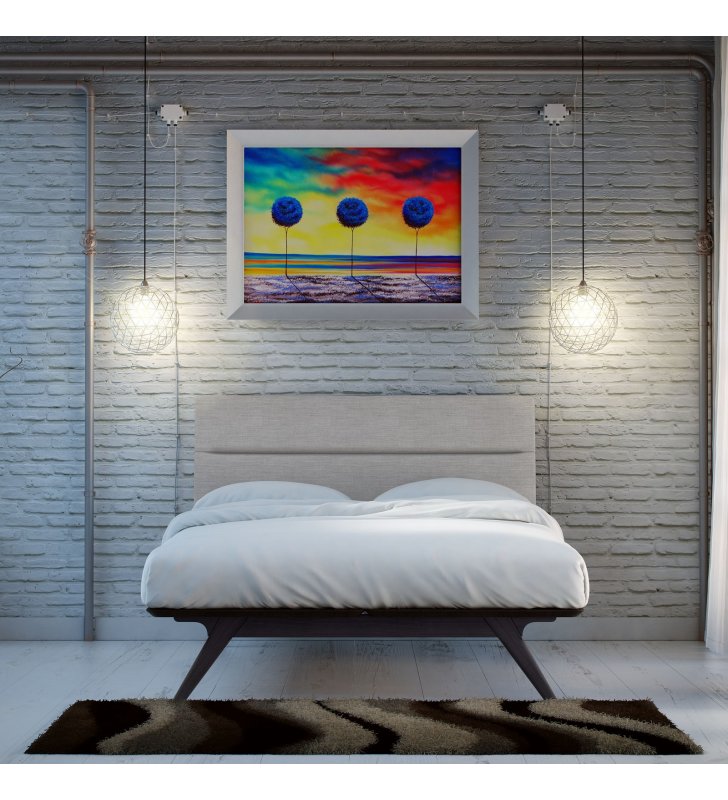 Addison 3 Piece Queen Bedroom Set in Black Gray - Lexmod