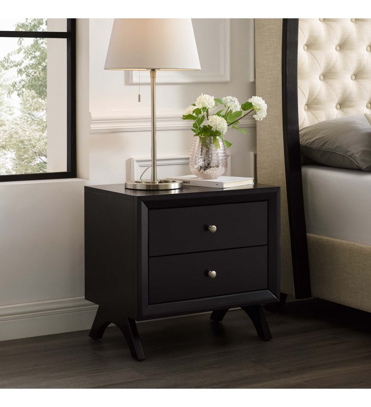 Providence Nightstand or End Table in Cappuccino - Lexmod