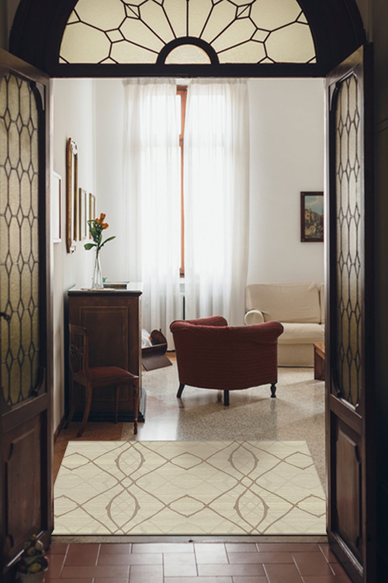 Amalia Natural Rug 3'x5' | Stain-Resistant