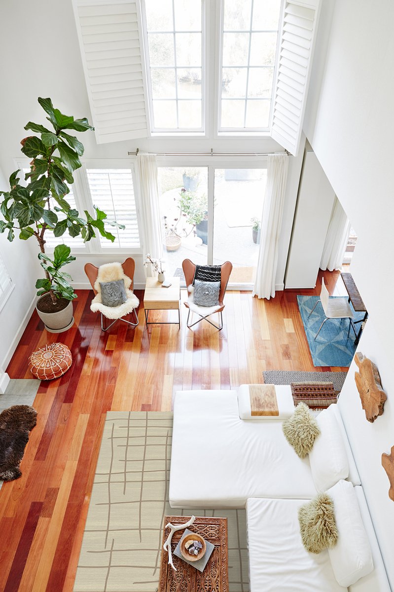 Lines Natural Rug 5'x7' | Stain-Resistant
