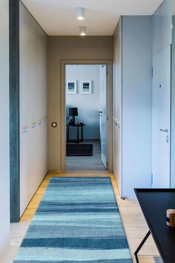 Meridian Blue Rug 2.5'x10' | Stain-Resistant
