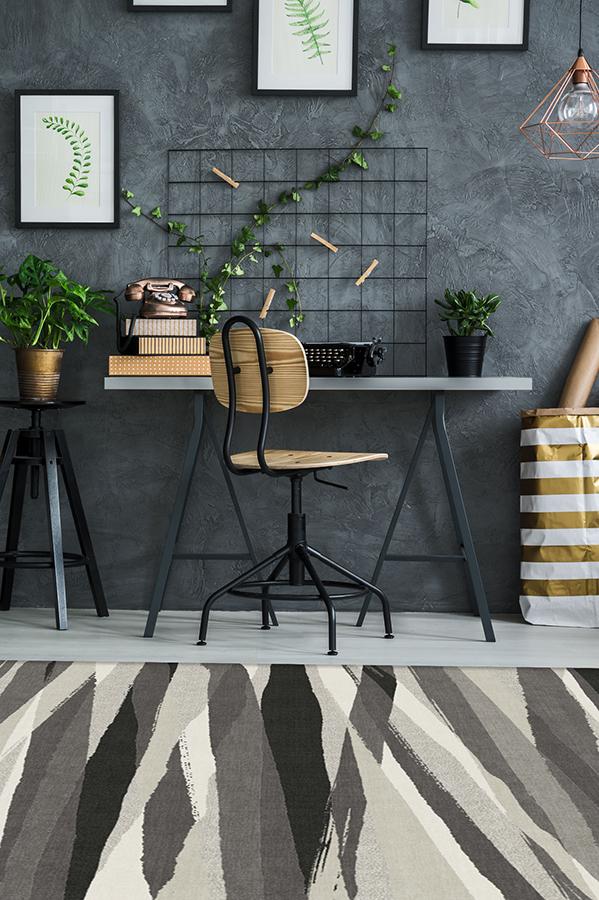 Meridian Smoke Rug 5'x7' | Stain-Resistant