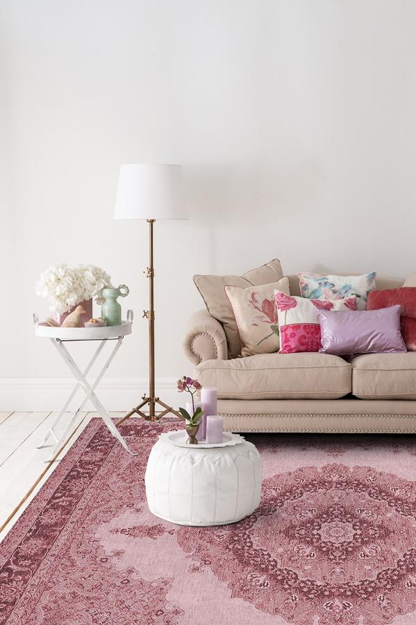 Victoria Garnet Rug 8'x10' | Stain-Resistant