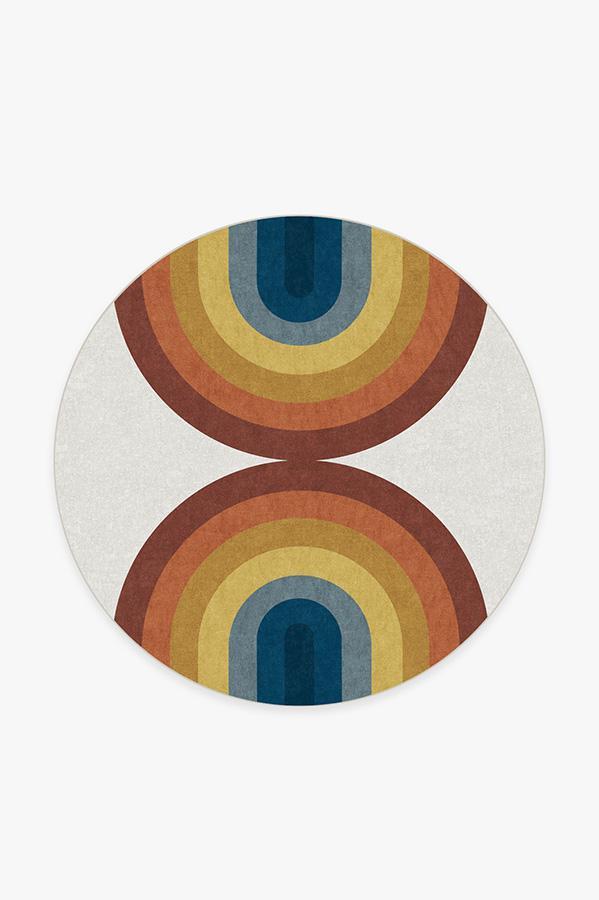Absida Polychrome Rug 6' Round | Stain-Resistant