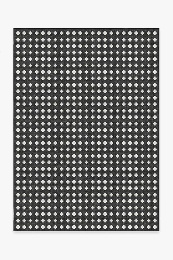 Outdoor Adde Black Rug 5'x7' | Stain-Resistant