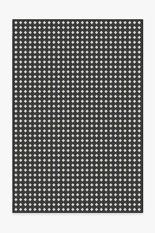 Outdoor Adde Black Rug 6'x9' | Stain-Resistant