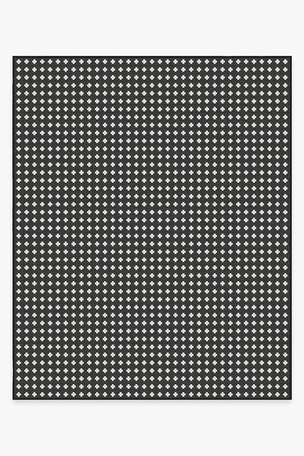 Outdoor Adde Black Rug 8'x10' | Stain-Resistant