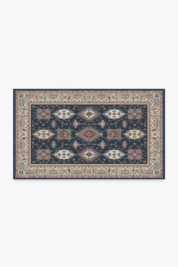 Ademi Royal Blue Rug 3'x5' | Stain-Resistant