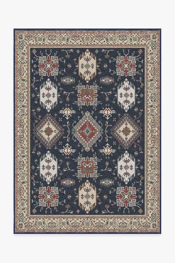 Ademi Royal Blue Rug 5'x7' | Stain-Resistant