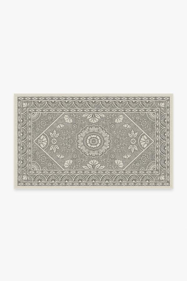 Almana Black & White Rug 3'x5' | Stain-Resistant