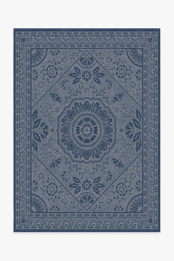 Almana Cobalt Blue Rug 5'x7' | Stain-Resistant