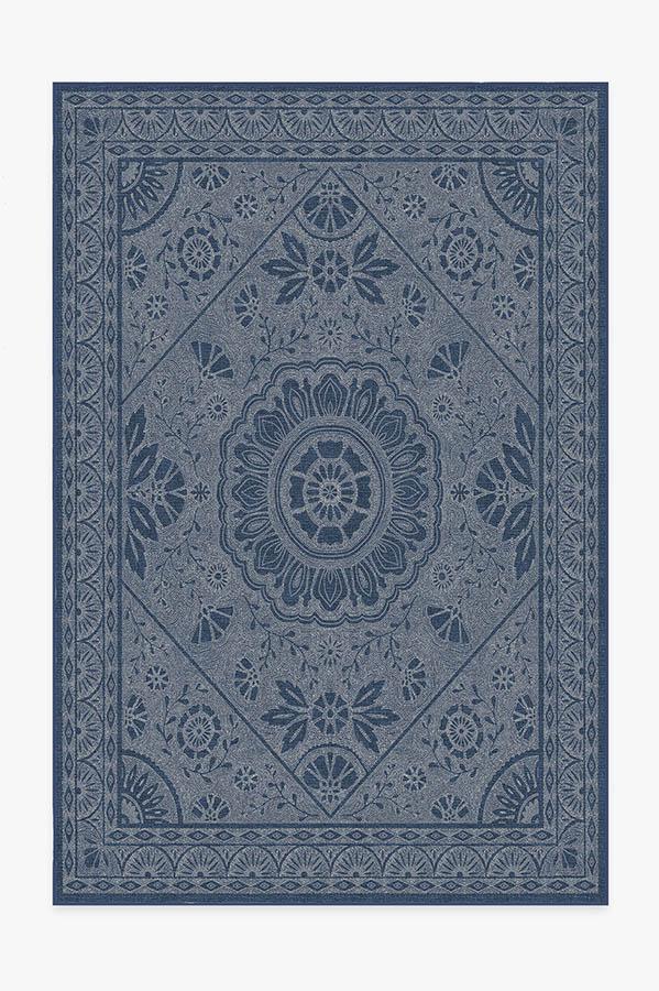 Almana Cobalt Blue Rug 6'x9' | Stain-Resistant