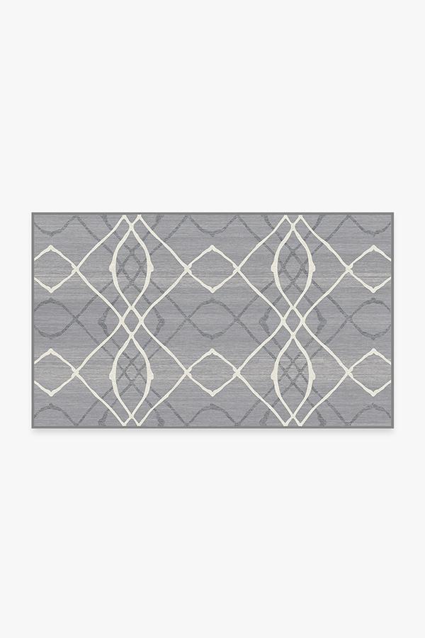 Amalia Grey Rug 3'x5' | Stain-Resistant