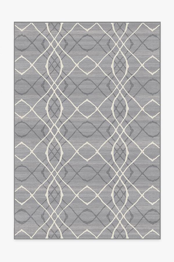 Amalia Grey Rug 6'x9' | Stain-Resistant