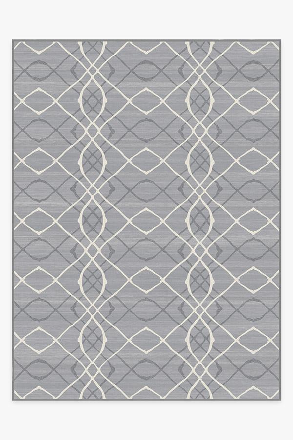 Amalia Grey Rug 9'x12' | Stain-Resistant