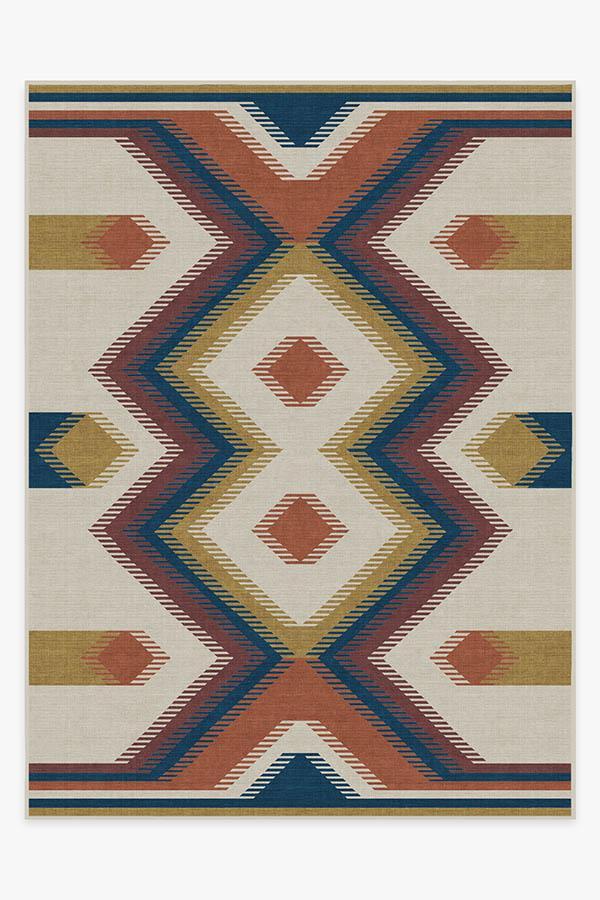 Anza Polychrome Rug 9'x12' | Stain-Resistant