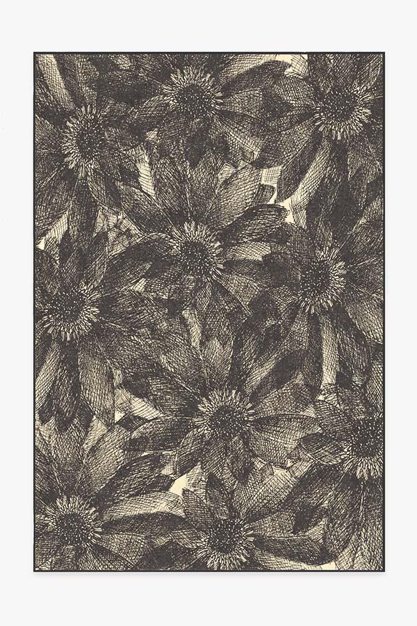 Aprilios Charcoal Rug 6'x9' | Stain-Resistant