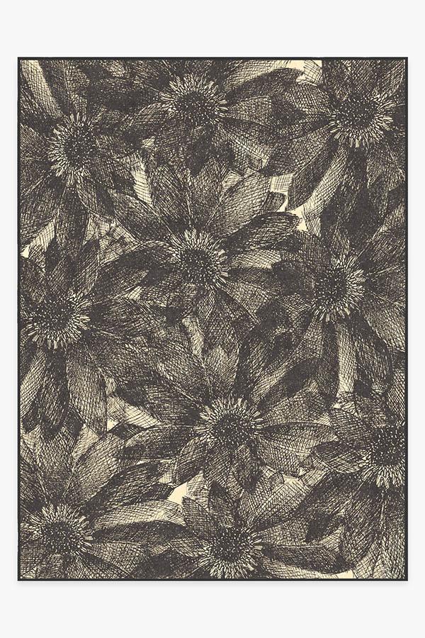 Aprilios Charcoal Rug 9'x12' | Stain-Resistant