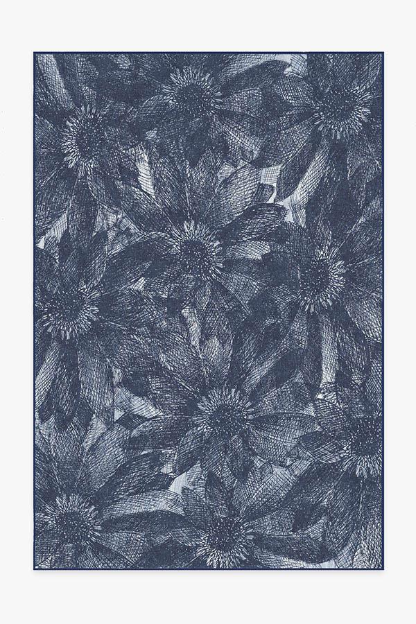 Aprilios Navy Rug 6'x9' | Stain-Resistant