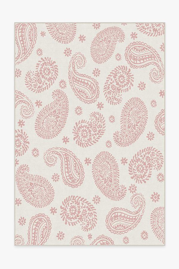 Araveli Soft Pink Rug 6'x9' | Stain-Resistant