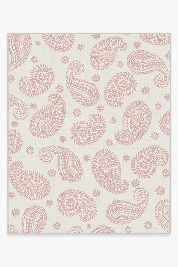 Araveli Soft Pink Rug 8'x10' | Stain-Resistant