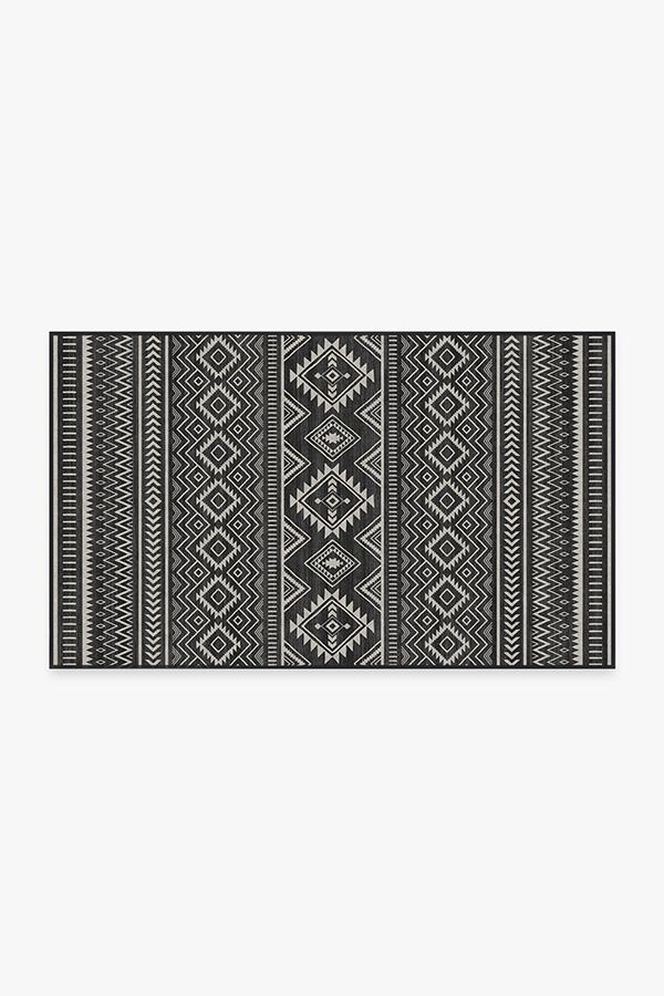 Arizona Black Rug 3'x5' | Stain-Resistant