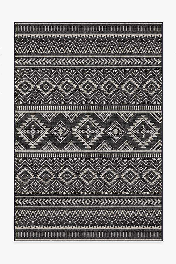 Arizona Black Rug 6'x9' | Stain-Resistant