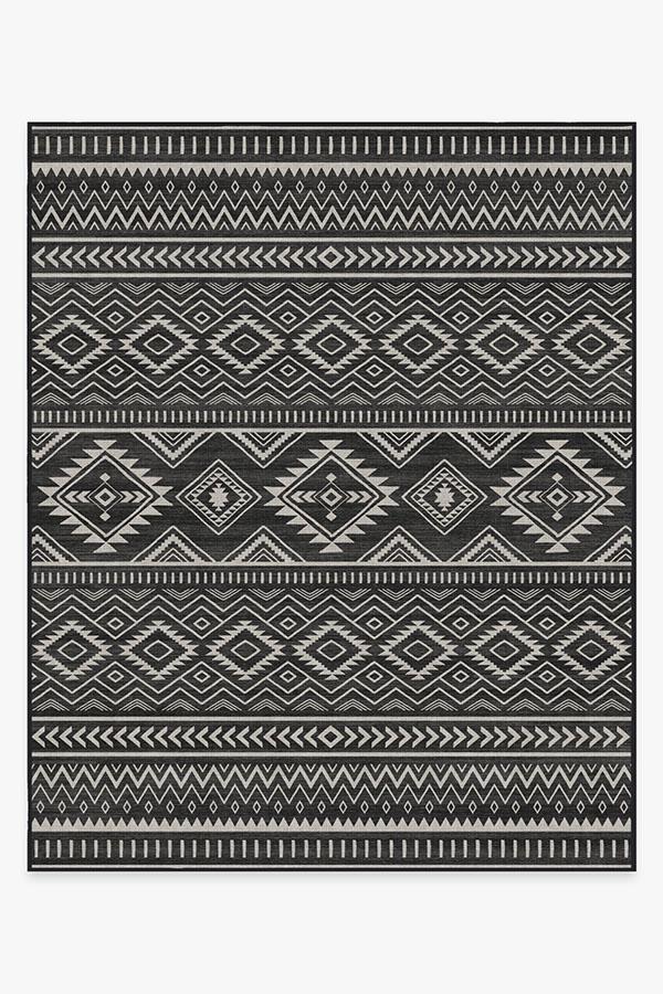 Arizona Black Rug 8'x10' | Stain-Resistant