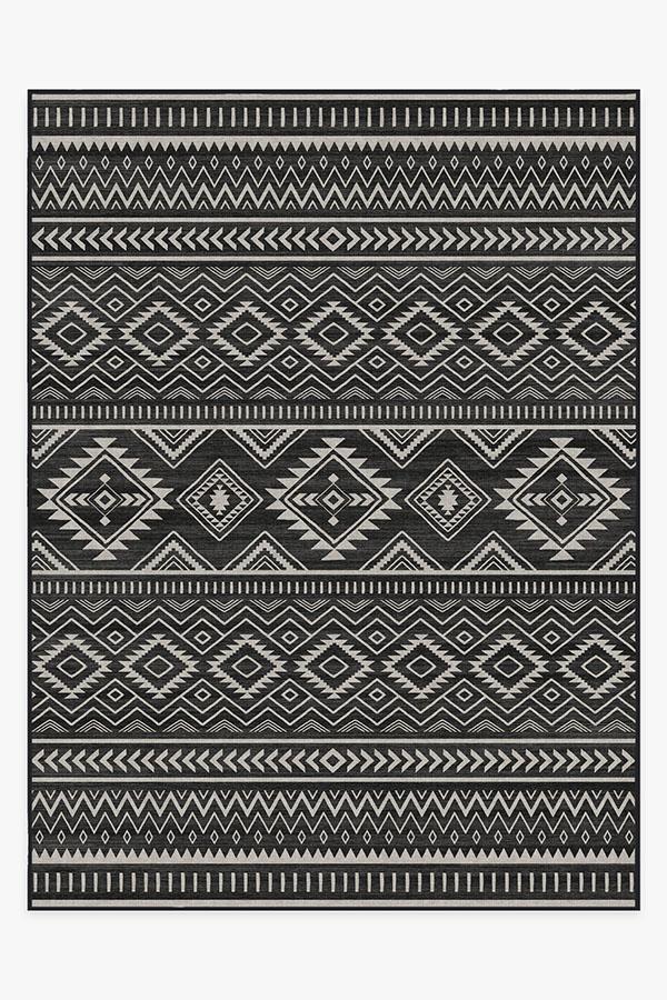 Arizona Black Rug 9'x12' | Stain-Resistant
