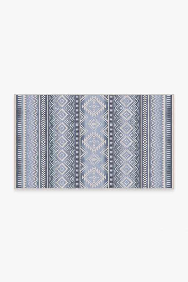 Arizona Blue Rug 3'x5' | Stain-Resistant