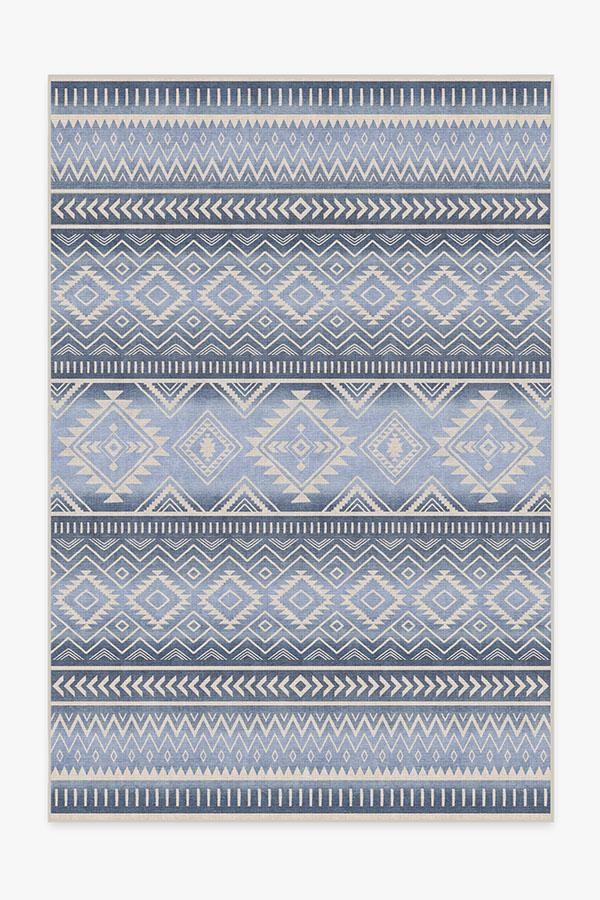 Arizona Blue Rug 6'x9' | Stain-Resistant