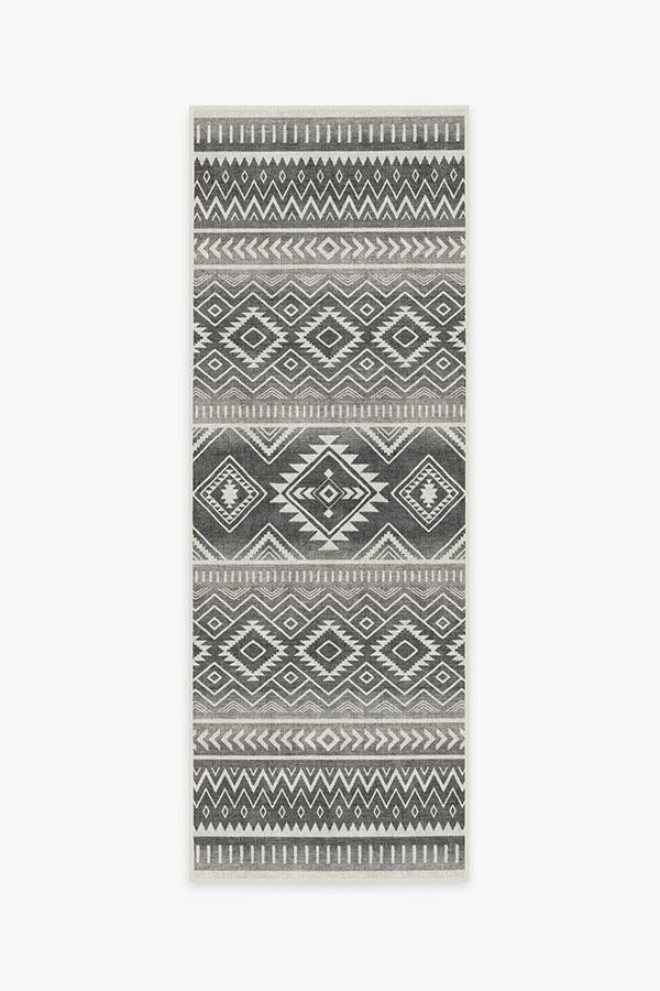 Arizona Grey Rug 2.5'x10' | Stain-Resistant