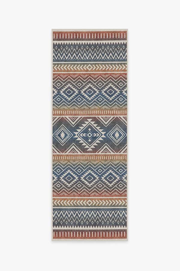 Arizona Polychrome Rug 2.5'x10' | Stain-Resistant