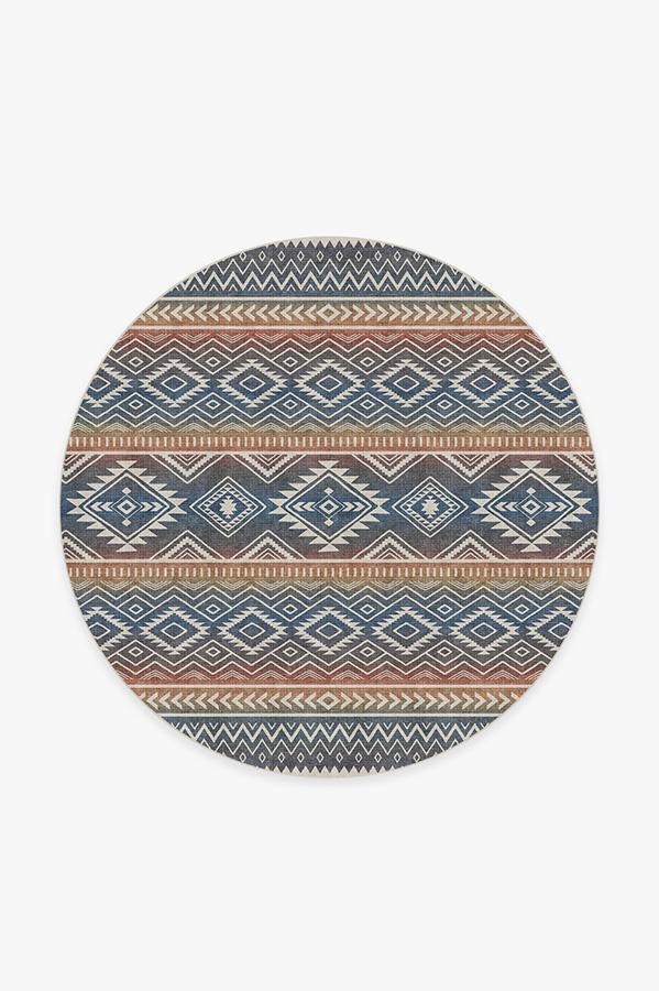 Arizona Polychrome Rug 6' Round | Stain-Resistant