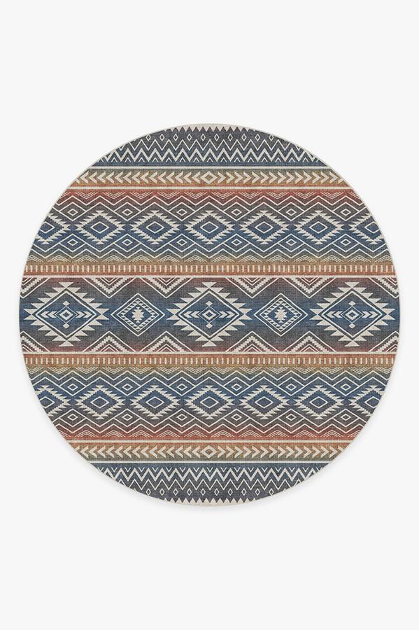 Arizona Polychrome Rug 8' Round | Stain-Resistant